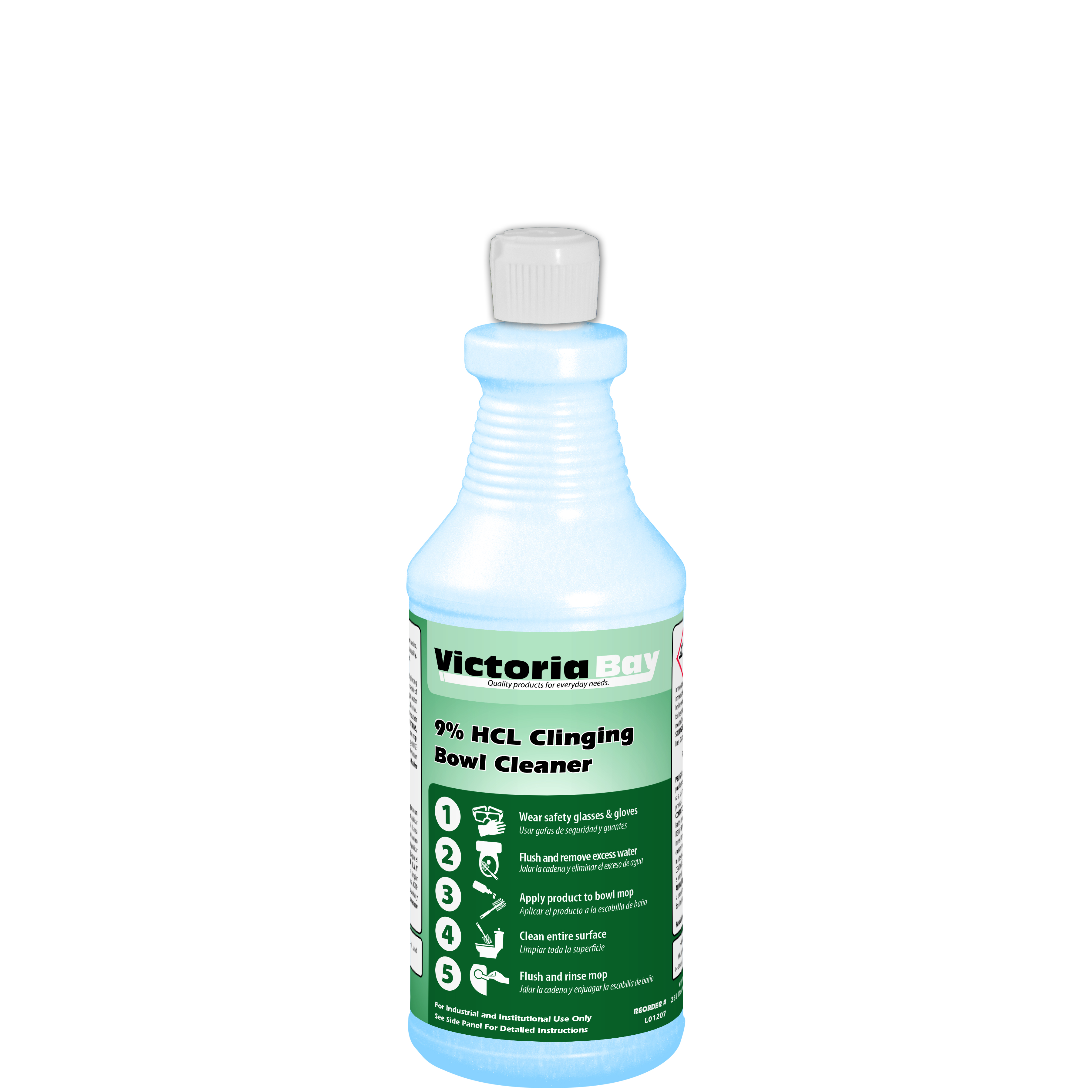 Victoria Bay 9% HCL Clinging Bowl Cleaner 32 FLOZ 12/Case